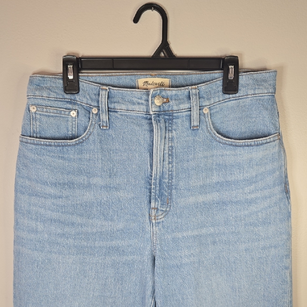 Madewell Size 29 Light Blue High-Rise The Perfect Vintage Straight Jean